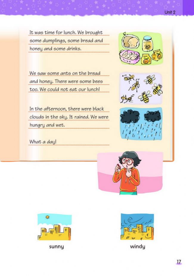 译林版六年级英语上册第二单元What a day!课文录音翻译