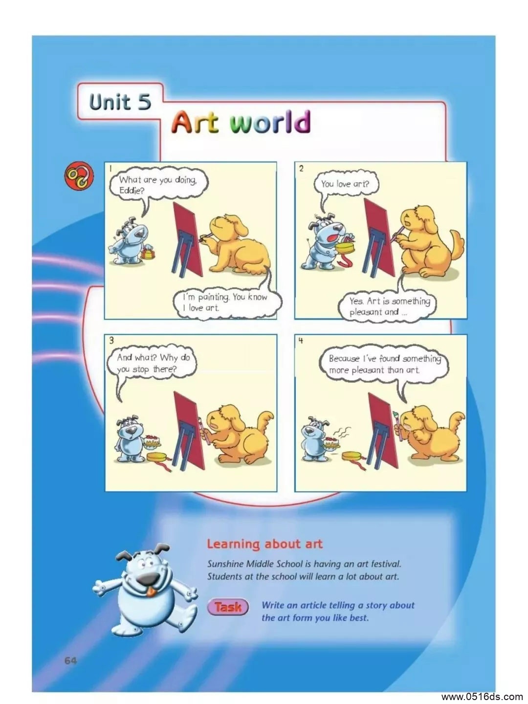 译林版初中九年级英语上册第5单元Unit5 Art world课文及知识点详解