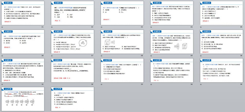 沪教版九年级上册化学第3章《物质构成的奥秘》复习精品PPT课件